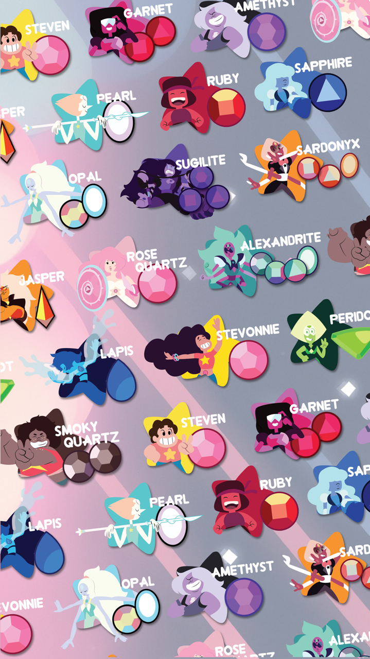 Steven Universe Iphone Wallpaper Done In Illustrator - Steven Universe Gem - HD Wallpaper 