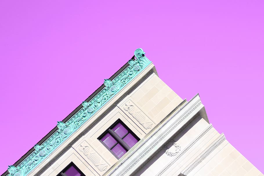 One Color, City, Buiding, Structure, Architecture, - Architecture - HD Wallpaper 