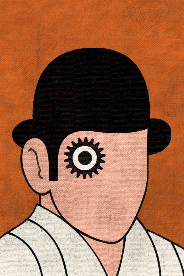 Clockwork Orange Wallpaper Iphone - HD Wallpaper 