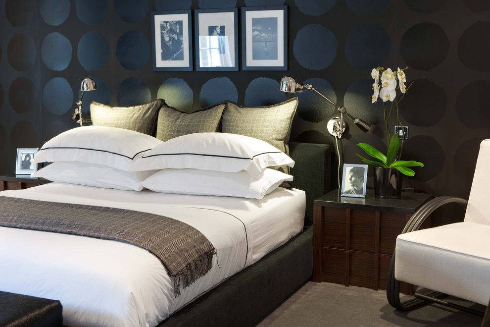 Contemporary Swing Arm Wall Lights Bedroom - HD Wallpaper 