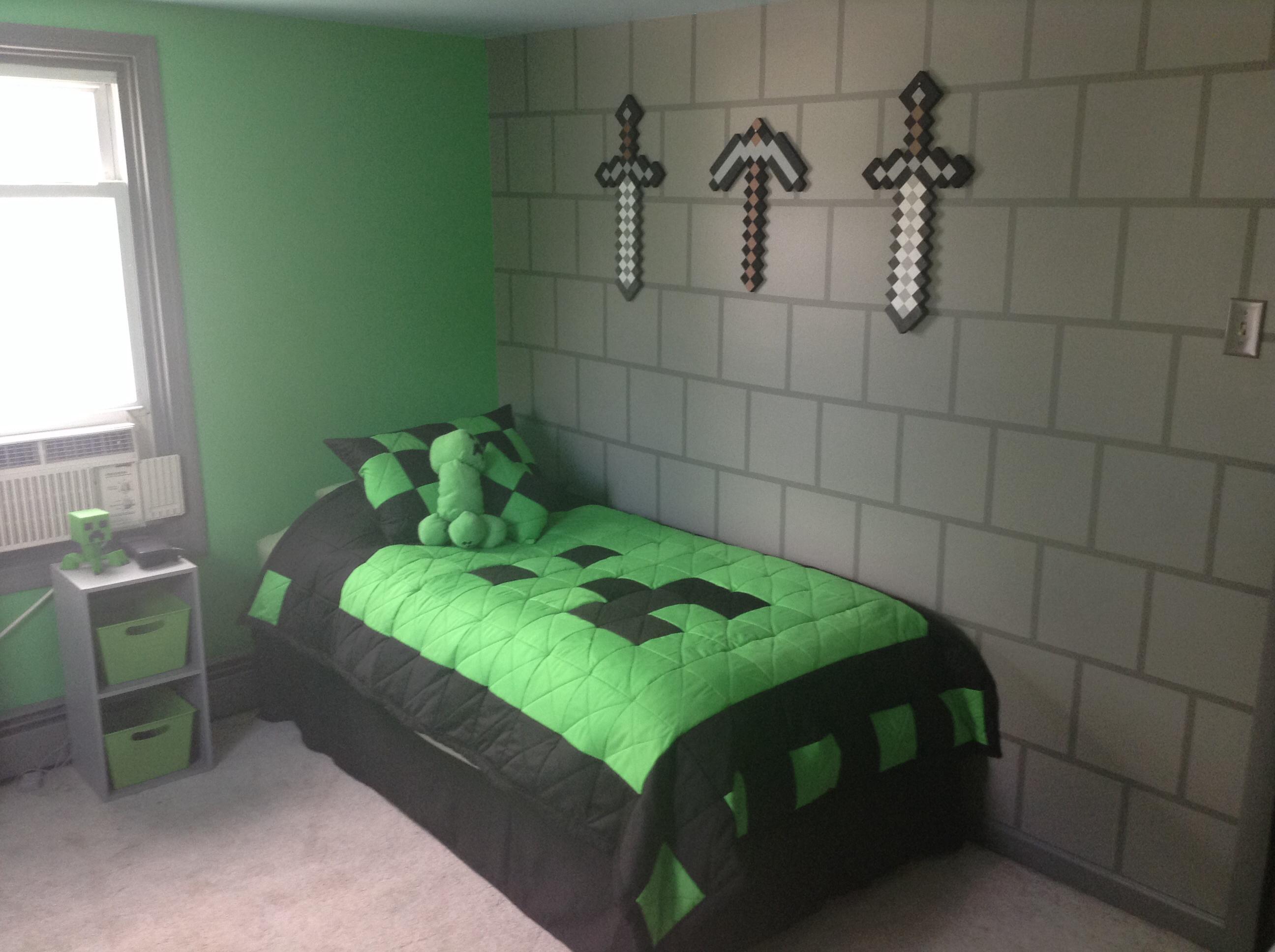 Minecraft Bedroom For Kids - HD Wallpaper 