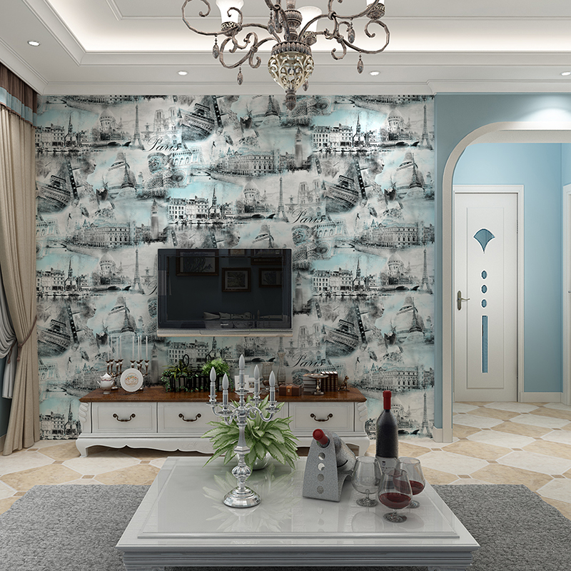 Digital Print Living Room - HD Wallpaper 