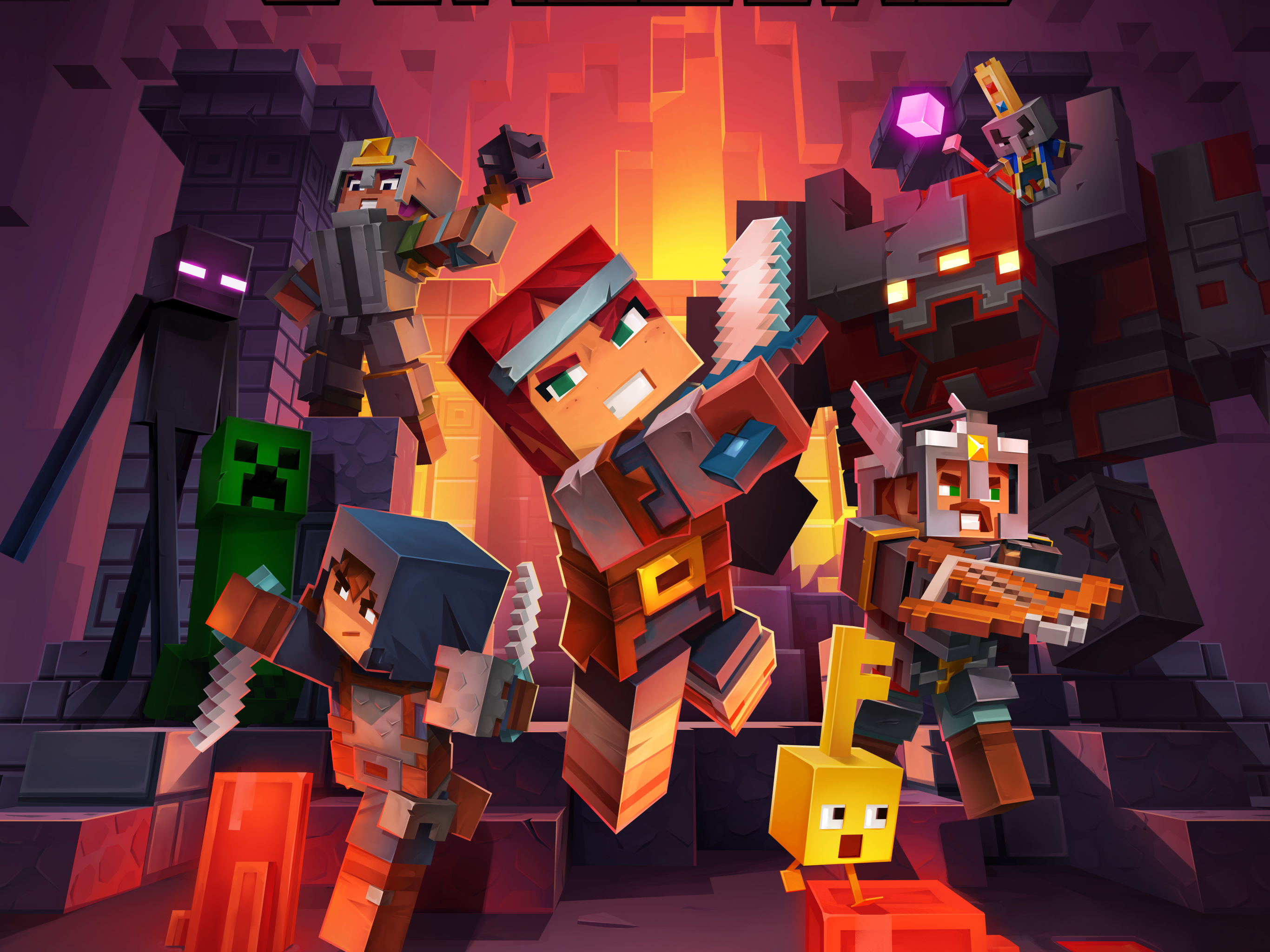 Minecraft Dungeons - HD Wallpaper 
