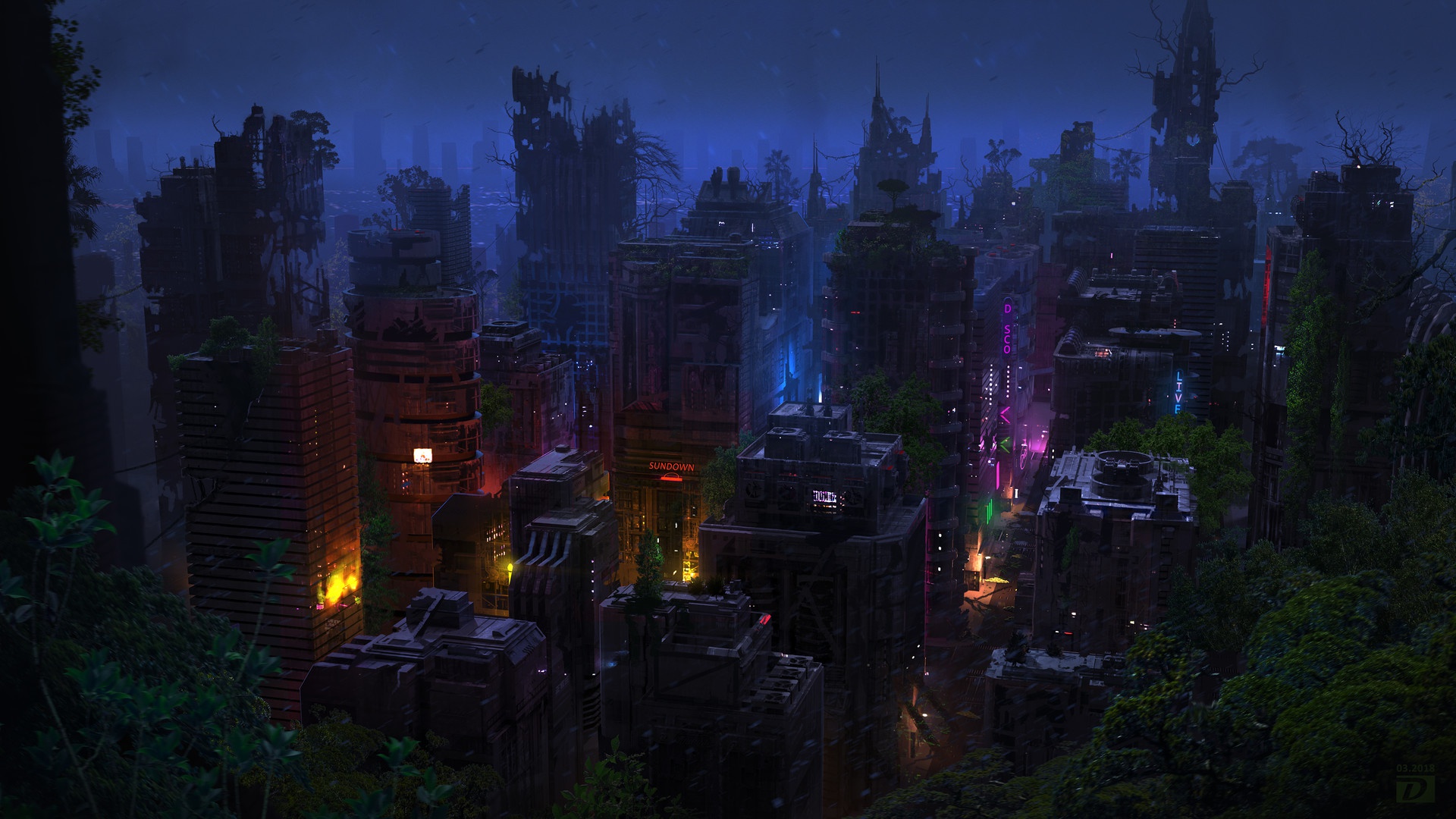 Post Apocalyptic Background - HD Wallpaper 