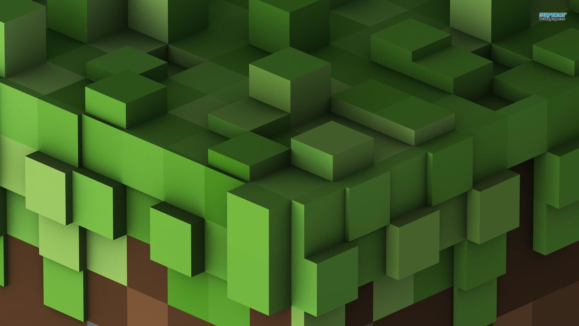 Minecraft Creeper Wallpaper Images & Pictures - Minecraft 3d Grass Block - HD Wallpaper 