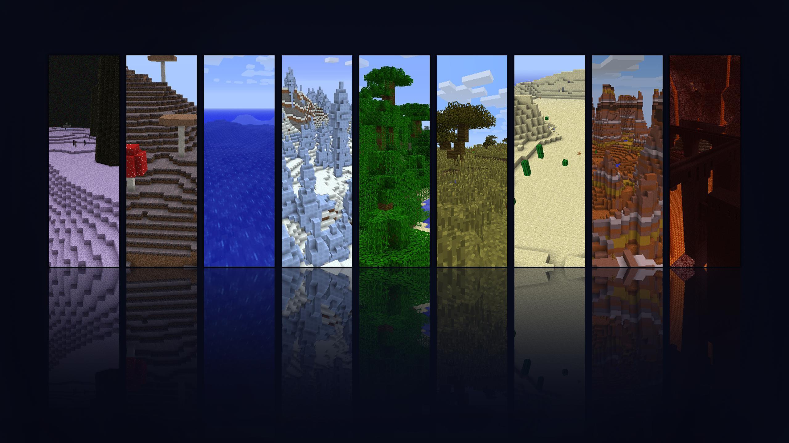 Download Free Wallpaper 2560×1440 38046867 Minecraft - Minecraft - HD Wallpaper 