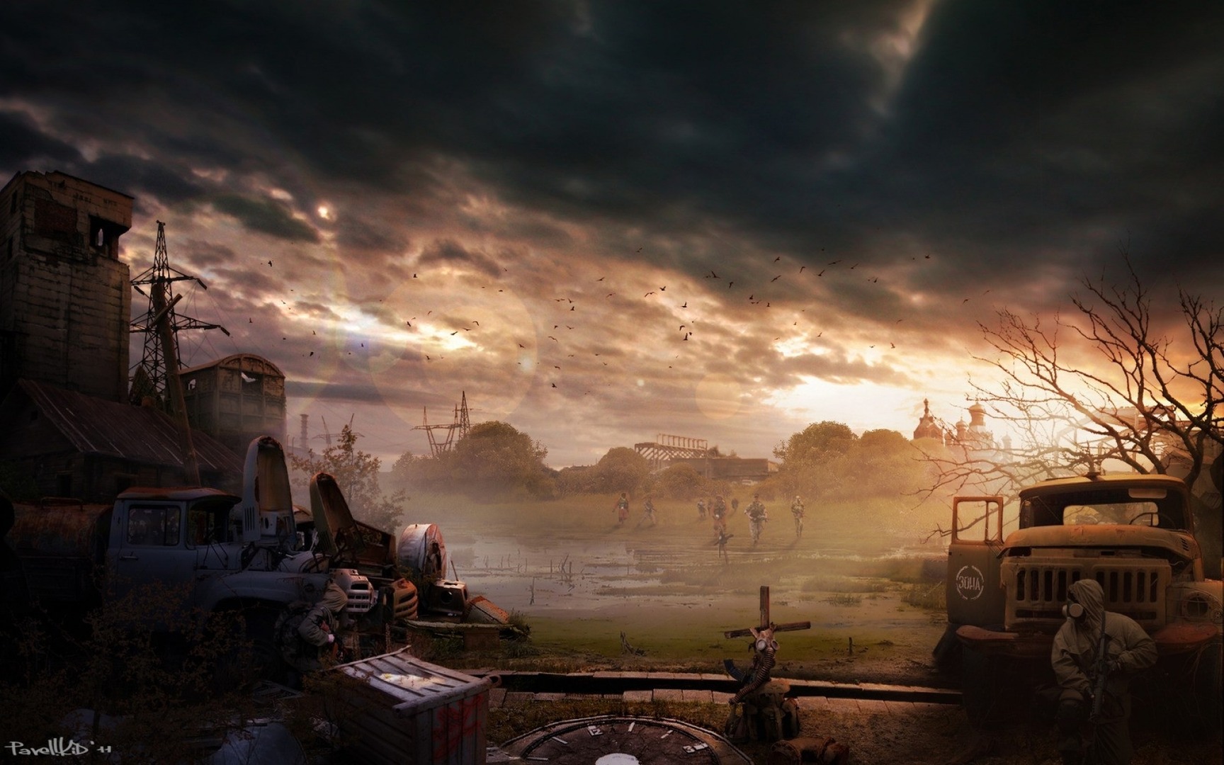 Post Apocalyptic Wallpapers September - Art - HD Wallpaper 