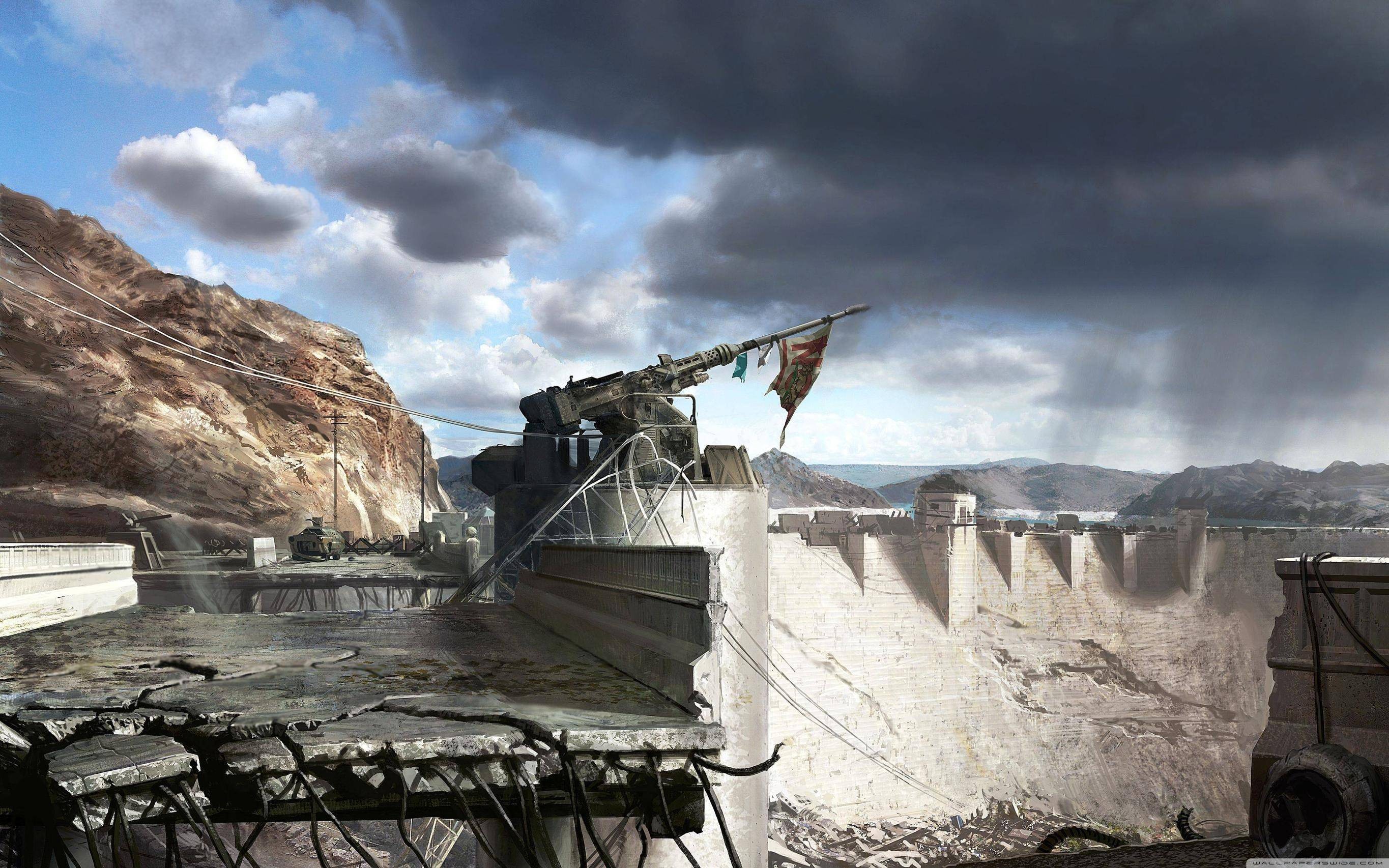 Wallpaper - Fallout New Vegas Hoover Dam - HD Wallpaper 