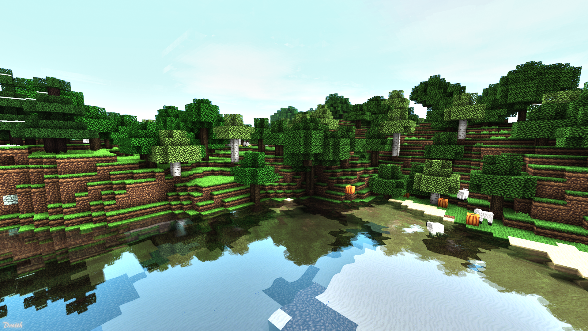 Just Some Minecraft Landscapes Wallpapers - HD Wallpaper 