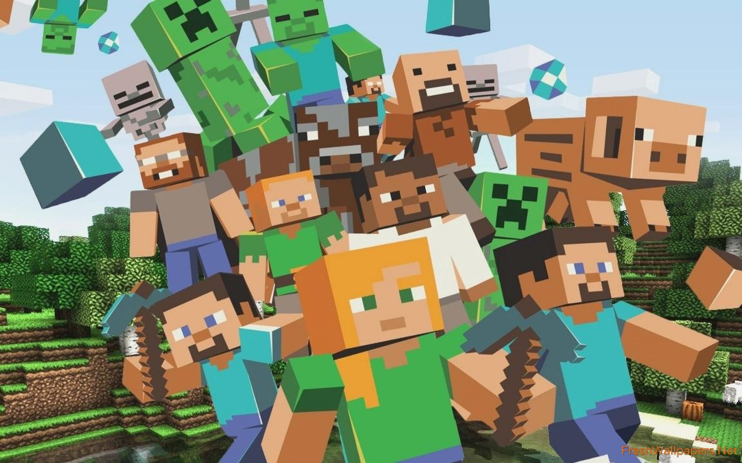 Minecraft Download - HD Wallpaper 