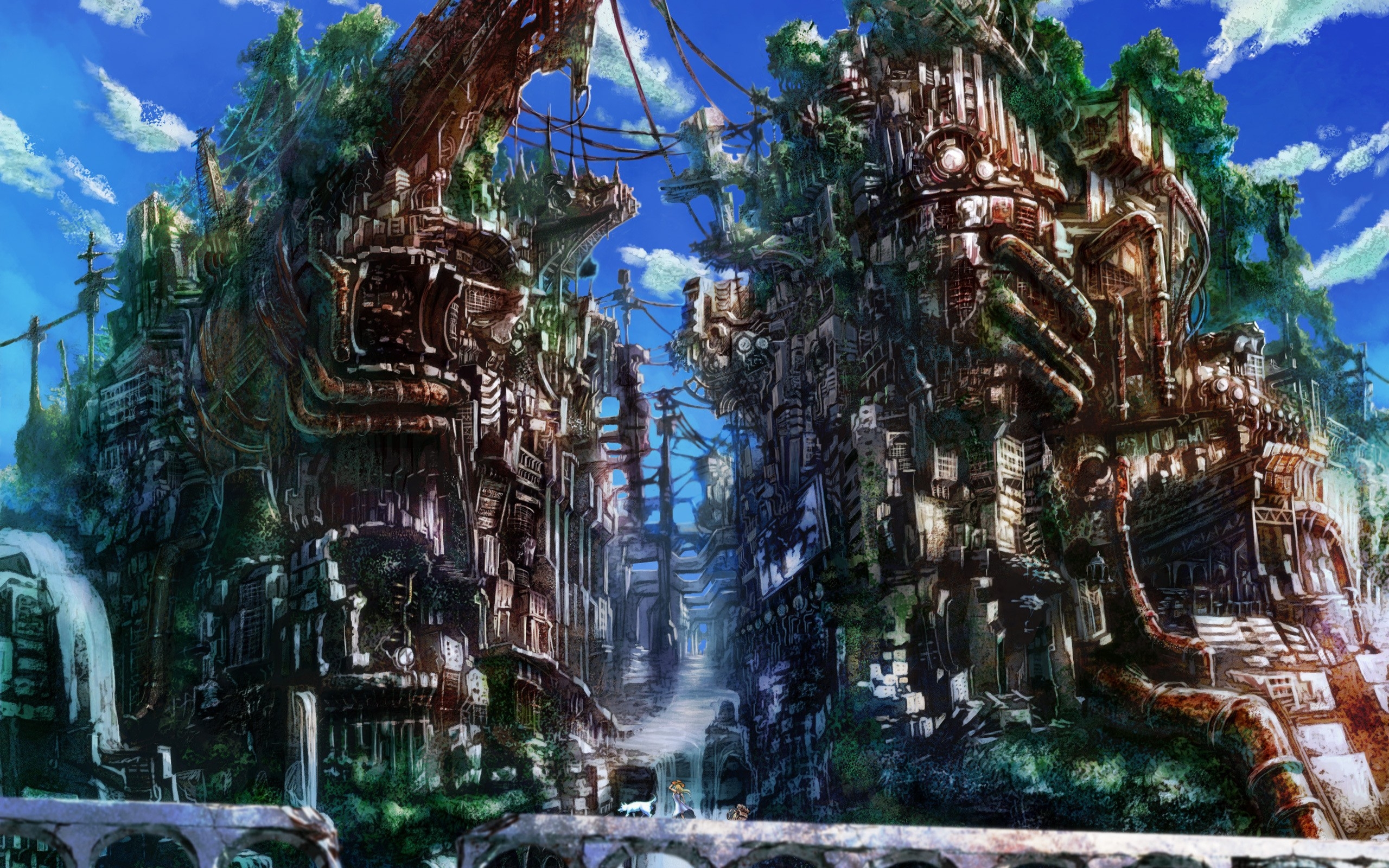 Futuristic City In The Jungle - HD Wallpaper 