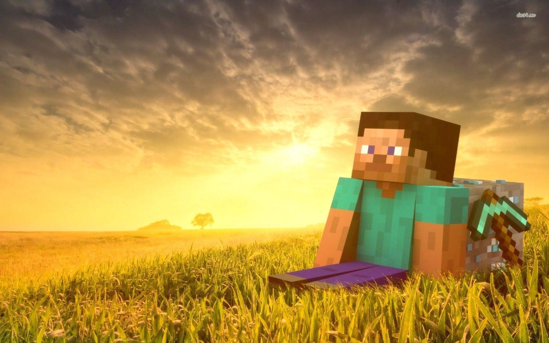 Minecraft Hd Wallpaper For - Steve Minecraft - HD Wallpaper 