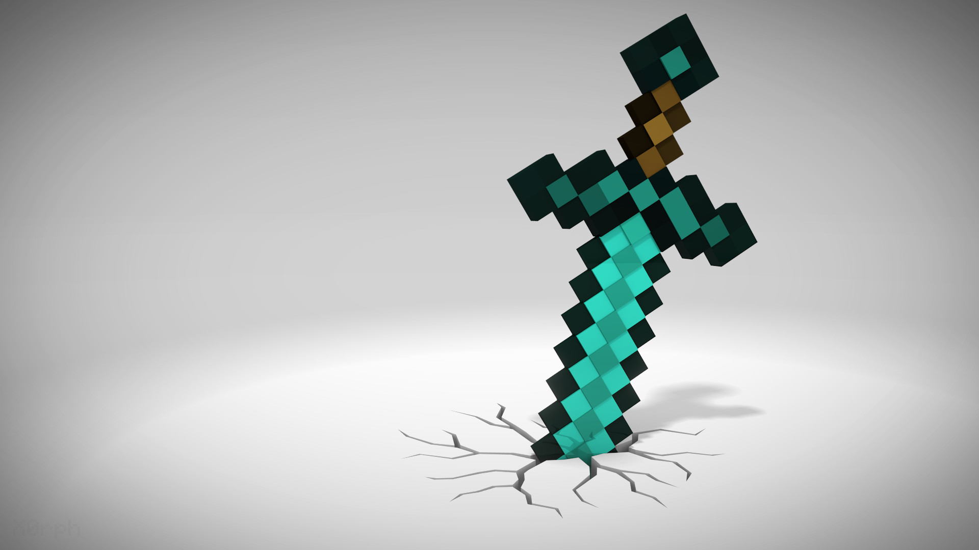 Minecraft Diamond Wallpapers Hd Desktop Download 1 - Minecraft Background Diamond Sword - HD Wallpaper 