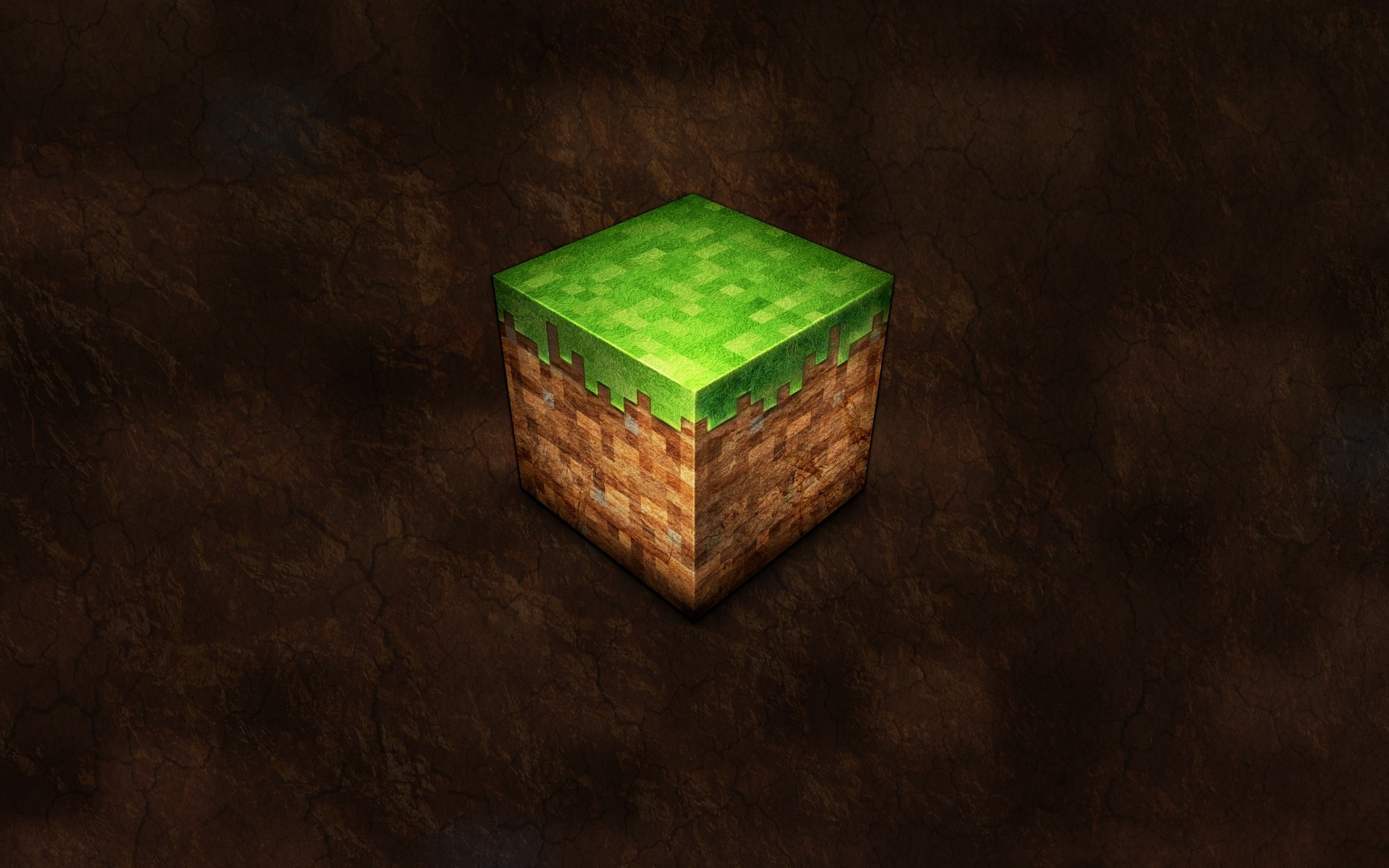 Minecraft Cube - HD Wallpaper 