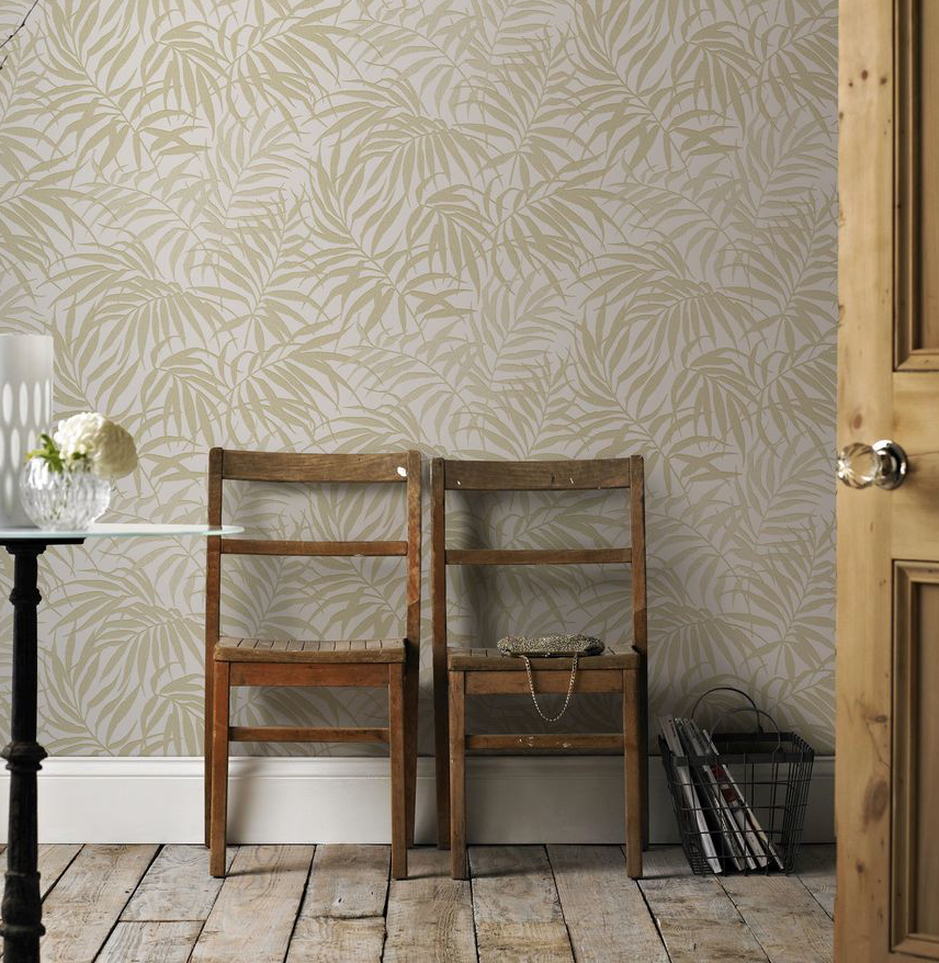 Tropical Prints - Champagne Wall Paper - HD Wallpaper 