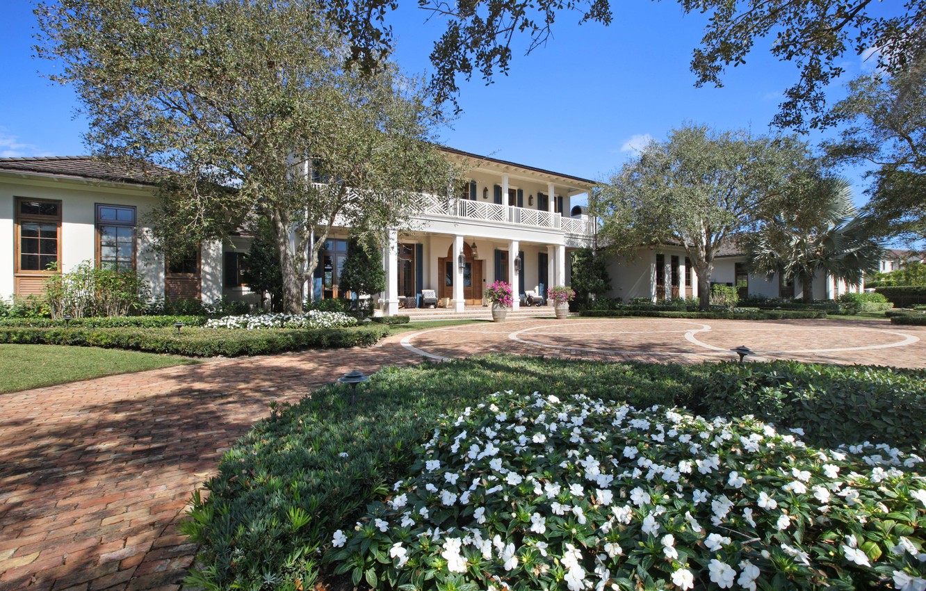 Photo Wallpaper Flowers, Fl, Farm, Florida, Lawns, - Impatiens - HD Wallpaper 