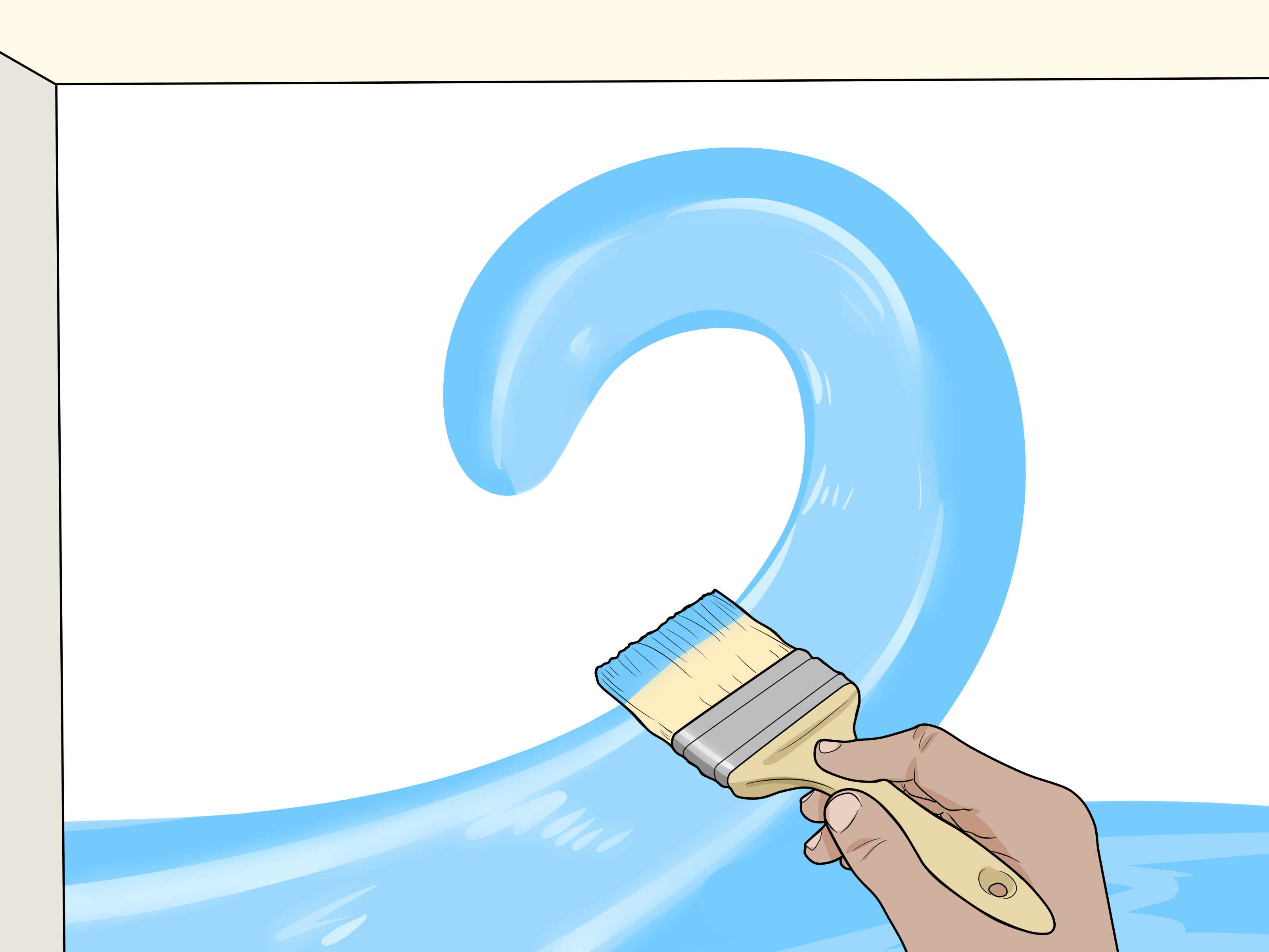 Image Titled Make A Beach Themed Bedroom Step - Illustration - HD Wallpaper 