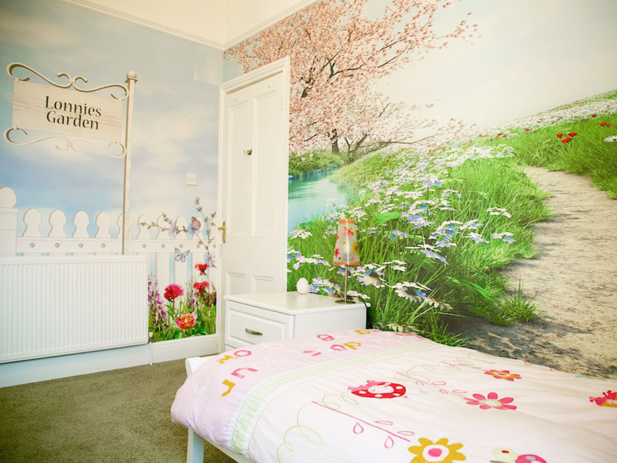 English Country Garden Themed Mural Wallpaper - Country Garden Mural - HD Wallpaper 