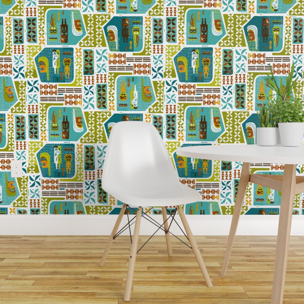 Mid Century Modern Peel And Stick - HD Wallpaper 