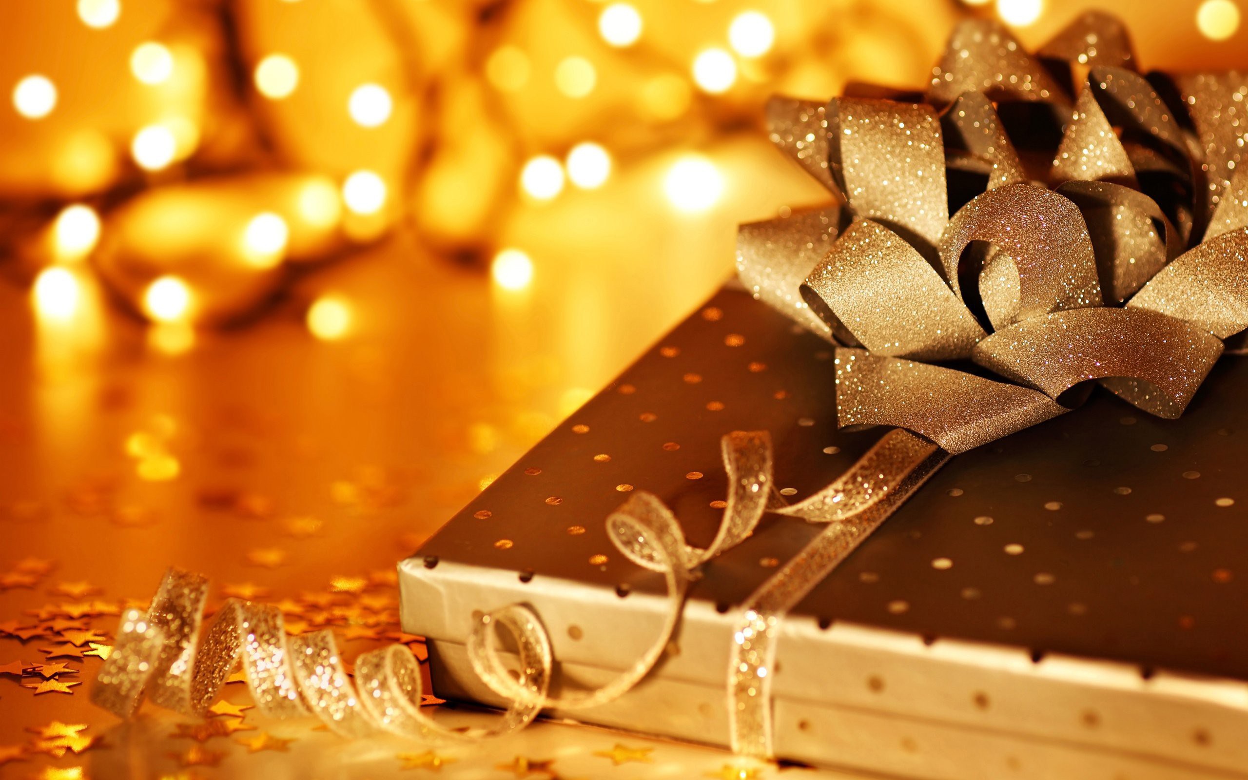 Free Christmas Gift, Computer Desktop Wallpapers, Pictures, - Golden Birthday Background Hd - HD Wallpaper 
