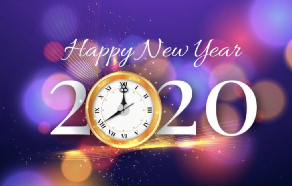 Happy New Year Wishes 2020 In English - HD Wallpaper 