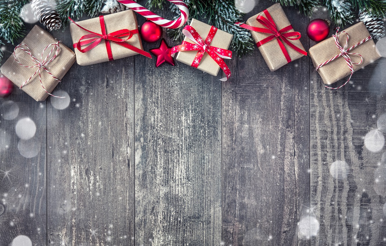 Photo Wallpaper Snow, Decoration, New Year, Christmas, - Baby Feet Clay Mold - HD Wallpaper 