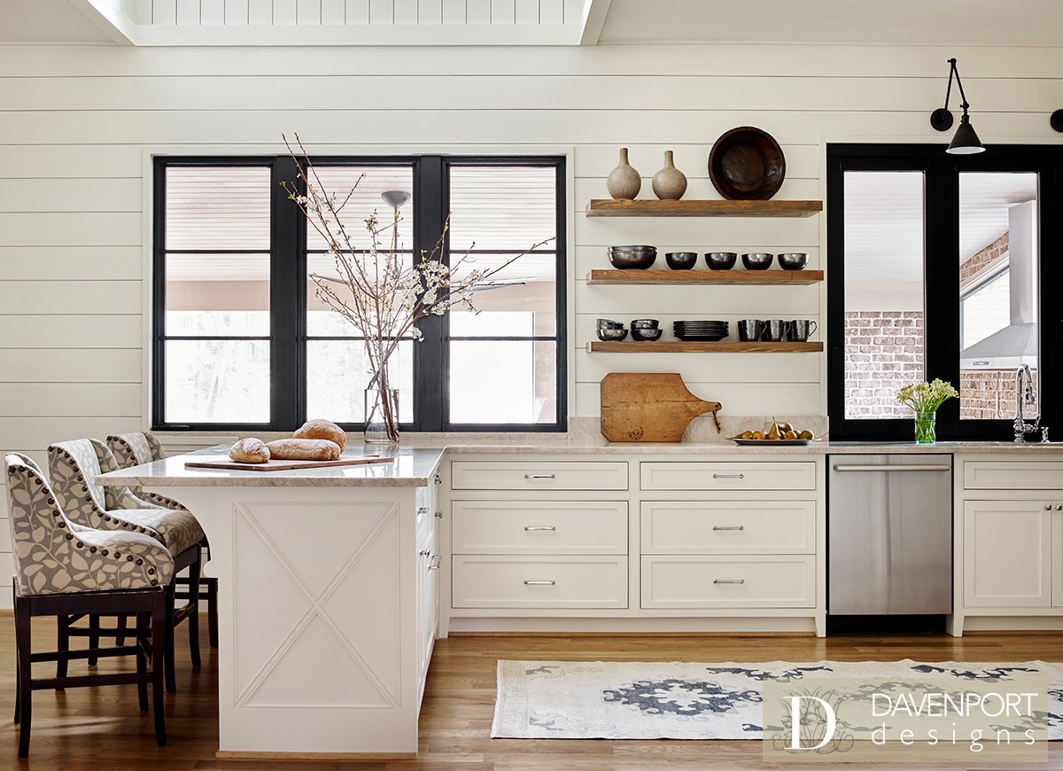 Shiplap Wall In Kitchen - HD Wallpaper 