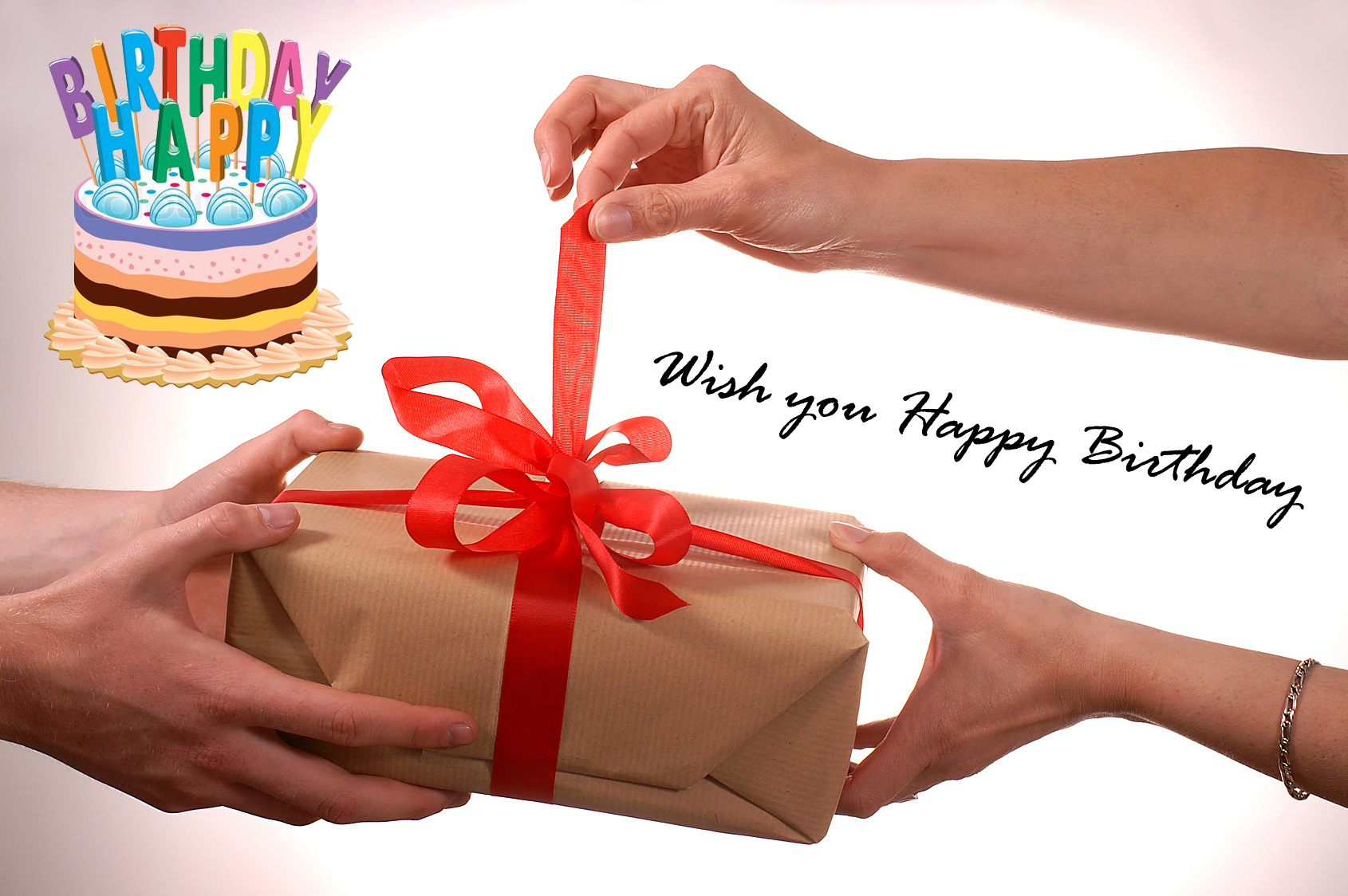 Birthday Gift Wishes Picture - Birthday Gift Pic Download - HD Wallpaper 