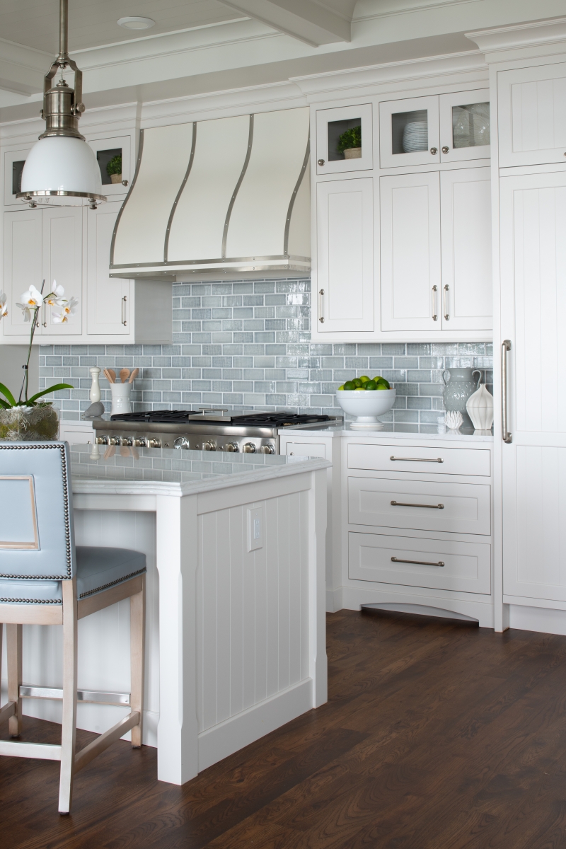 Ship Lap Design Element Used On A Kitchen Island In - Island Shiplap With Cabinets - HD Wallpaper 
