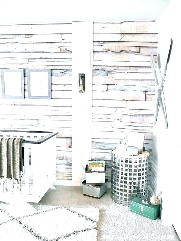 Relaxed White Wash Wood Wall Designs Whitewash Decor - Faux Wood Wallpaper Nursery - HD Wallpaper 