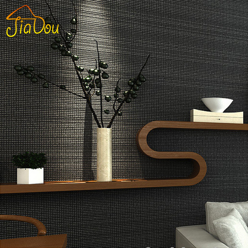 Modern Minimalist Plain Solid Color Wallpaper Non-woven - Grey Texture Wallpaper Bedroom - HD Wallpaper 