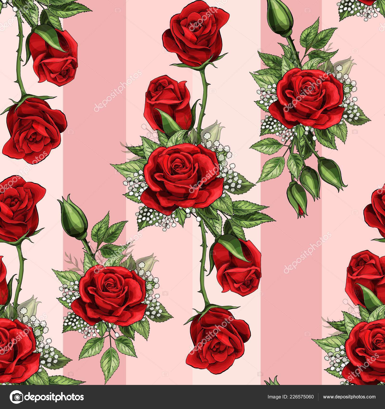 Papel De Parede Rosas Vermelhas - HD Wallpaper 