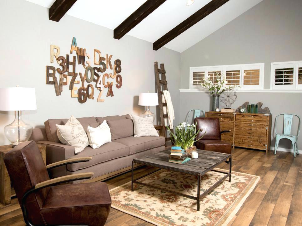 Traditional Farmhouse Living Room Decor - HD Wallpaper 