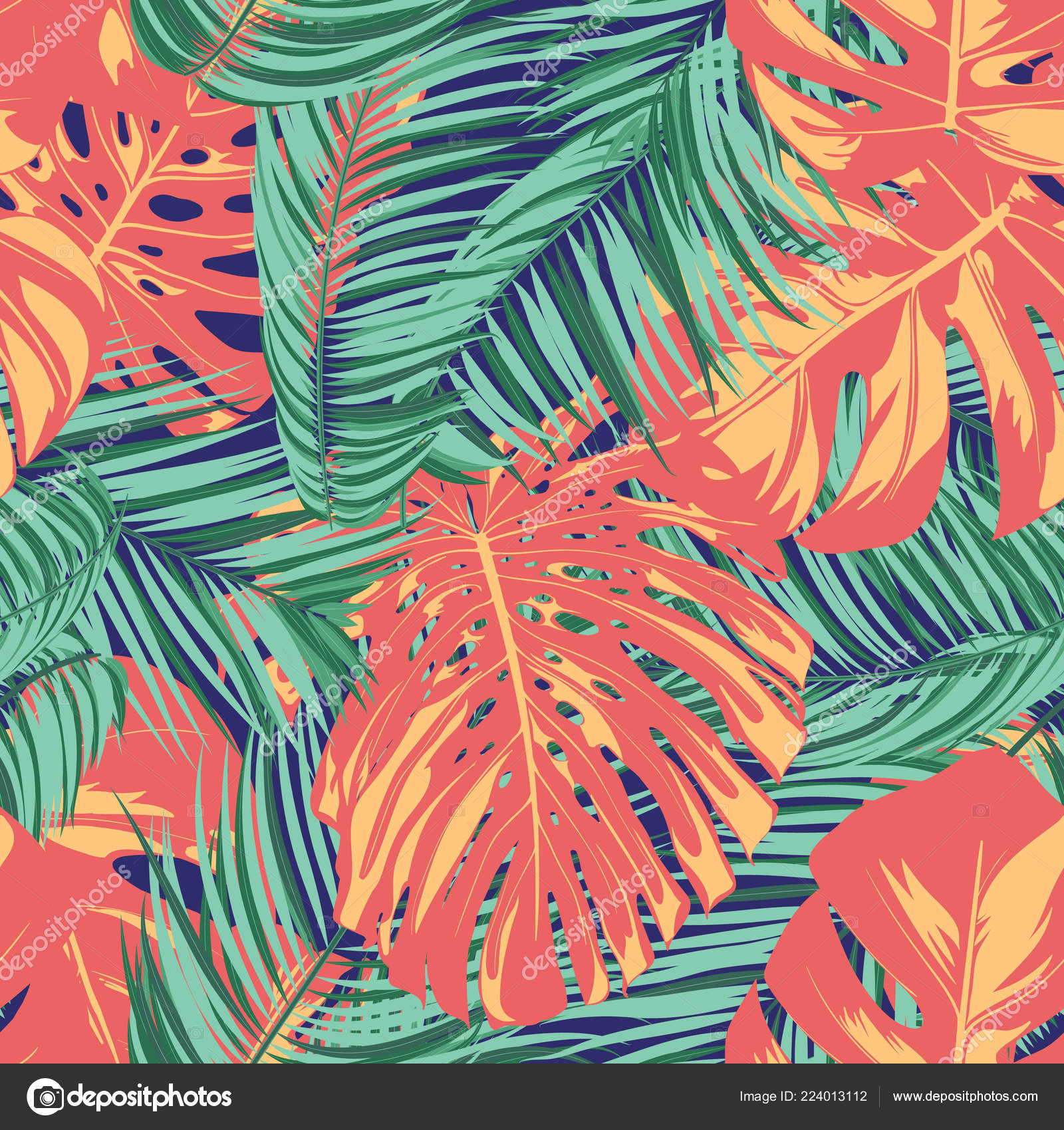 Papier Peint Orange Jungle - HD Wallpaper 