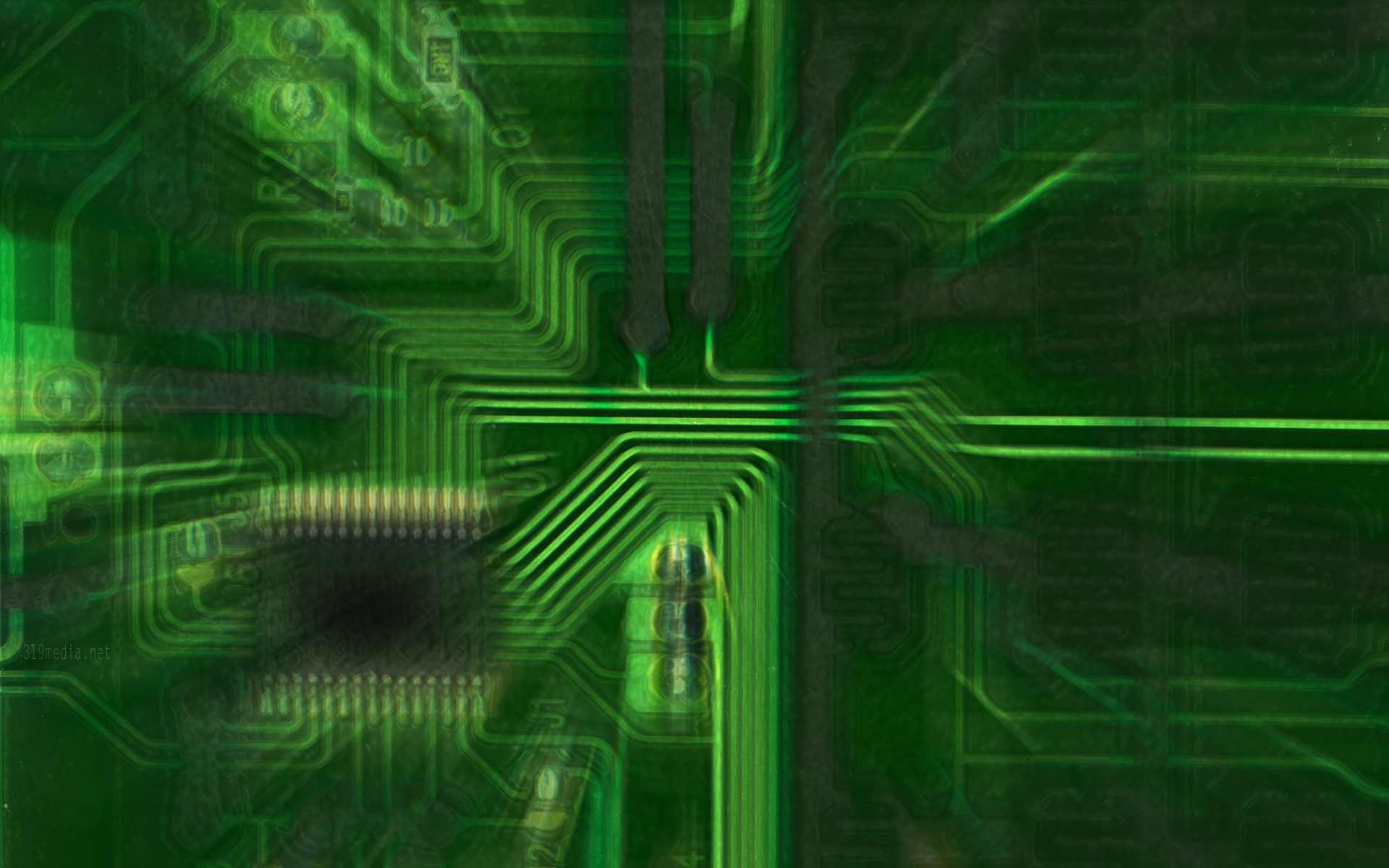 Fondos De Pantalla Tecnologia Verde - HD Wallpaper 