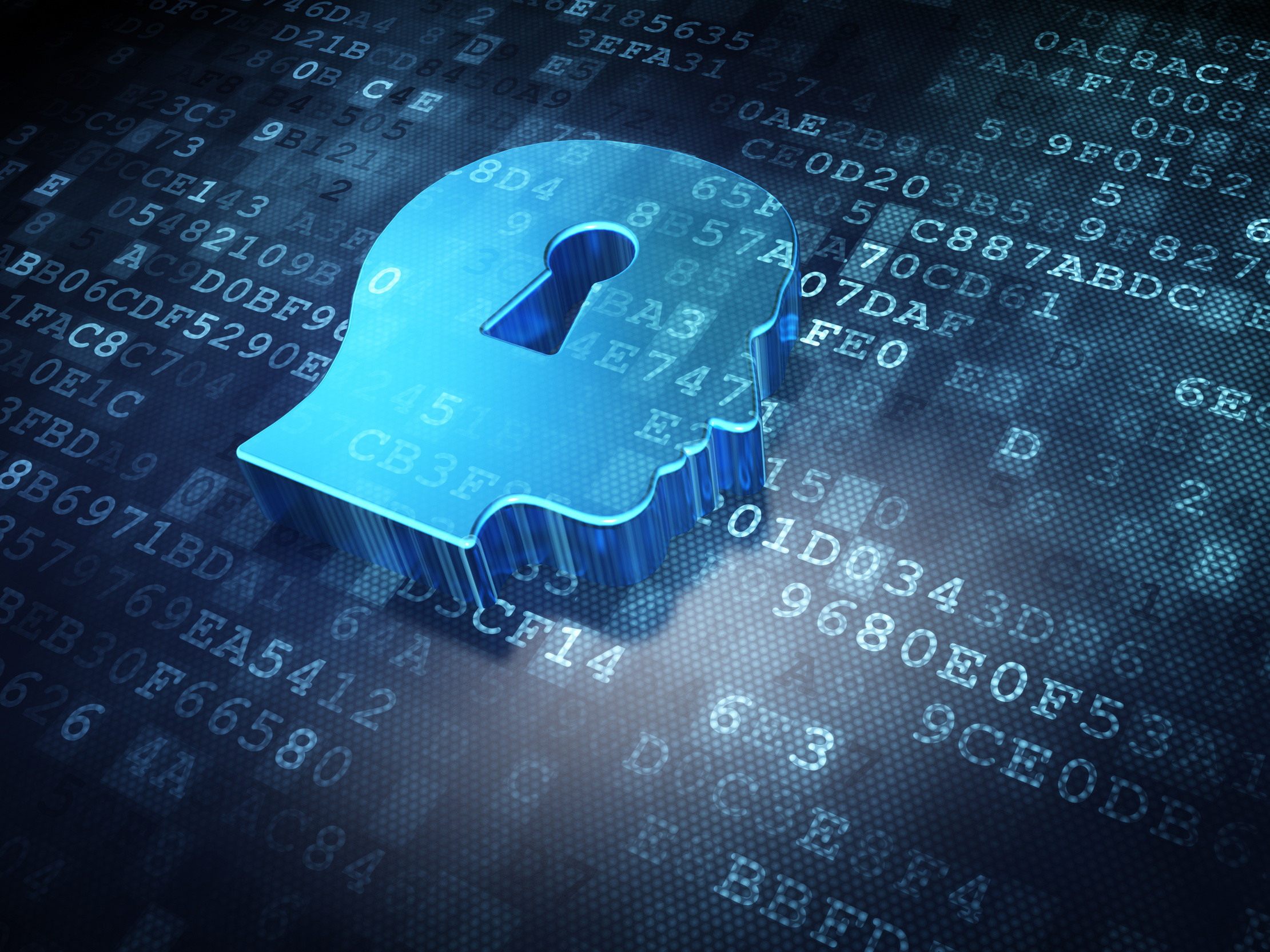 Brain Lock Cloud Security 3d Wallpaper Picture Hd Free - Lock Hacker - HD Wallpaper 