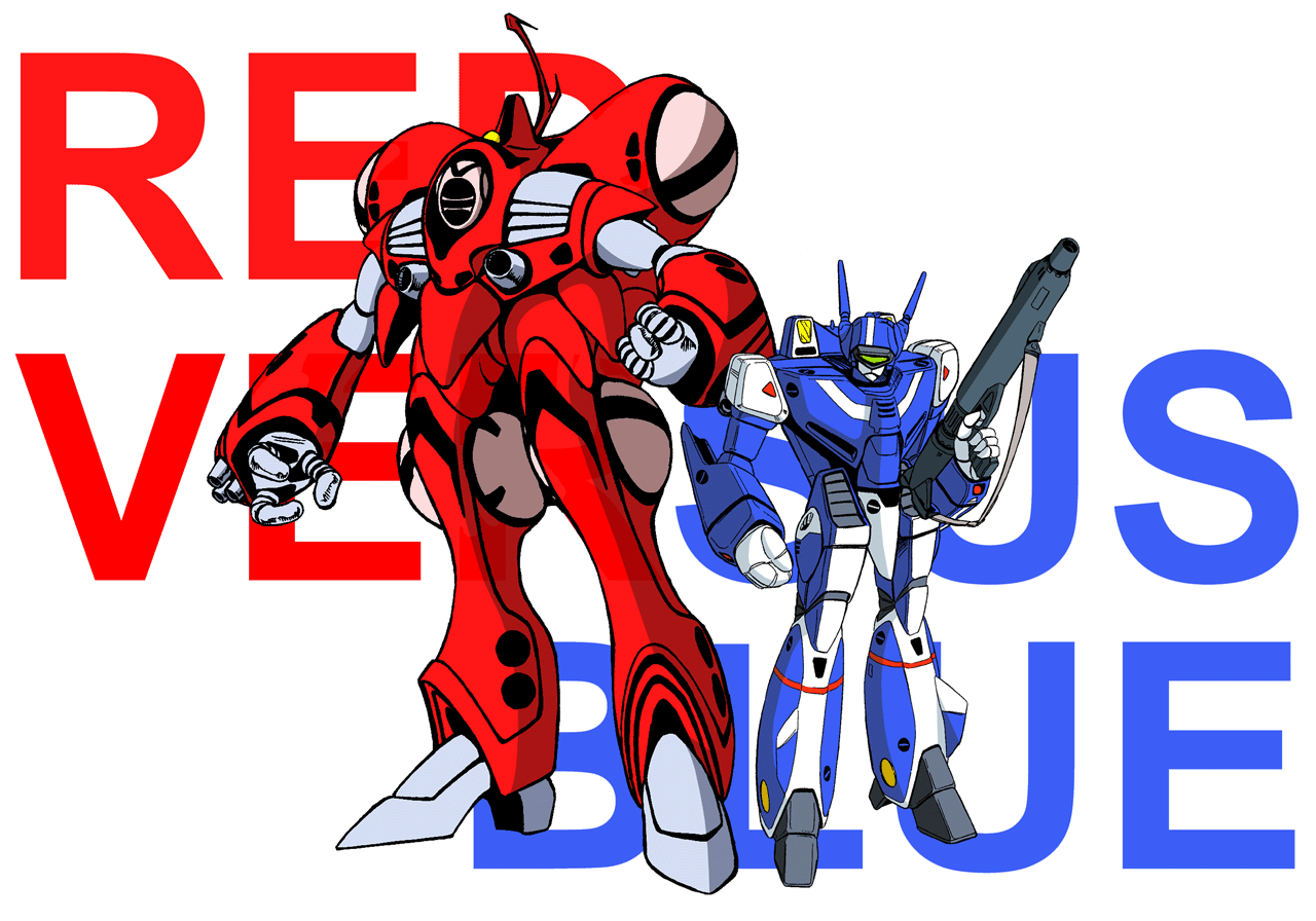 Red Vs Blue - HD Wallpaper 