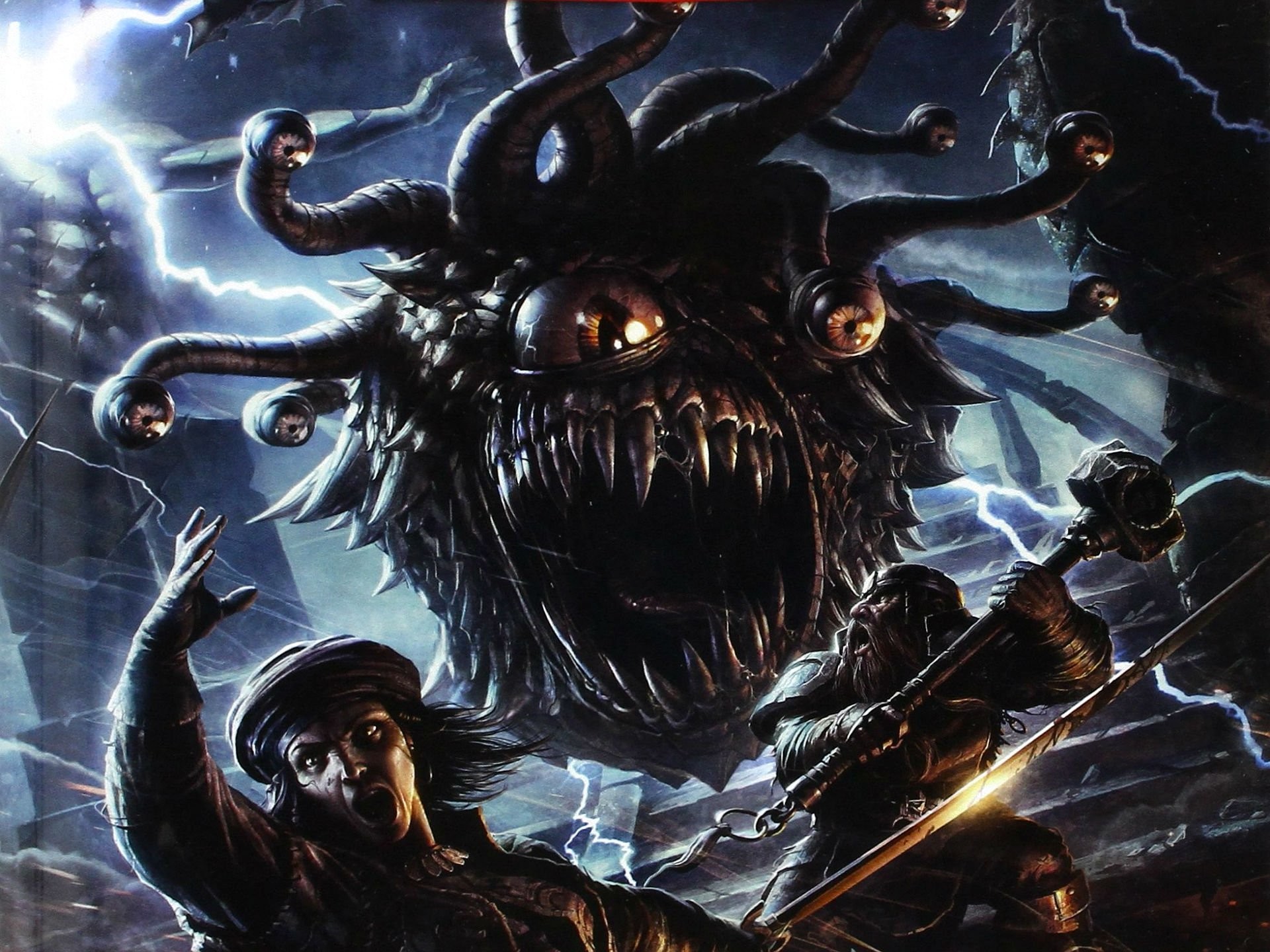 Dungeons Dragons Forgotten Realms Magic Rpg Action - Dungeon And Dragons Monster Manual - HD Wallpaper 