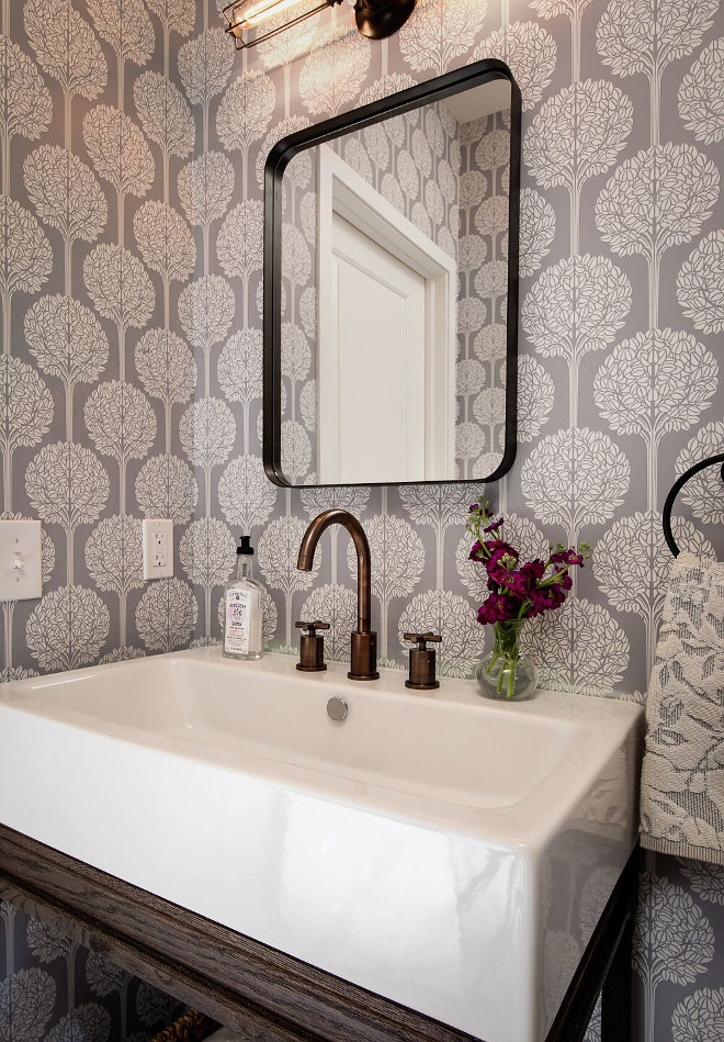 Industrial Farmhouse Bathroom - Industrial Farmhouse - HD Wallpaper 