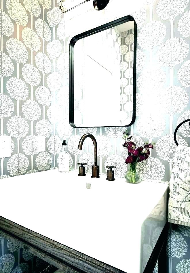 Cottage Style Powder Rooms Modern Farmhouse Powder - Bathroom - HD Wallpaper 