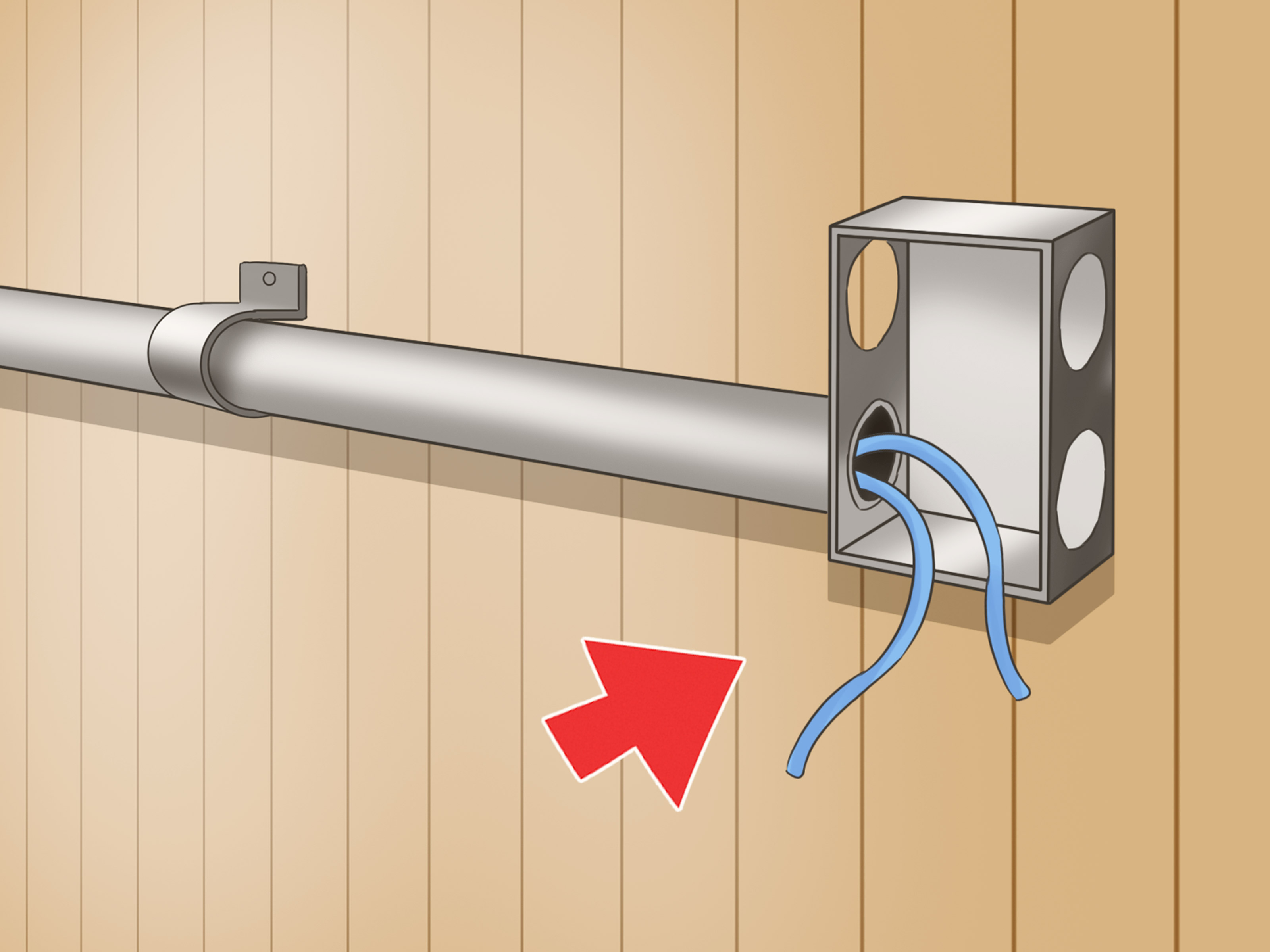 Image Titled Install Electrical Conduits Step - تركيب مواسير Emt - HD Wallpaper 