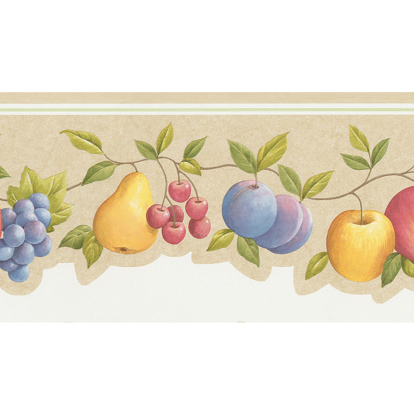 Apple Pear Plum Cherry - HD Wallpaper 