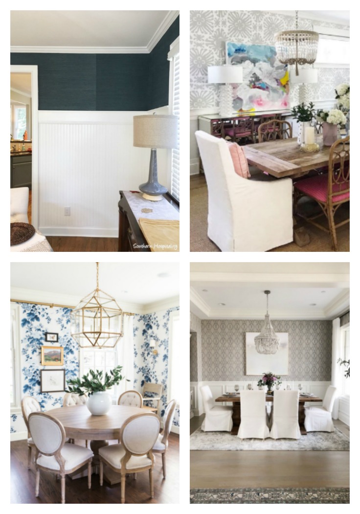 Dining Room Wallpaper Ideas Atta Girl Says - HD Wallpaper 