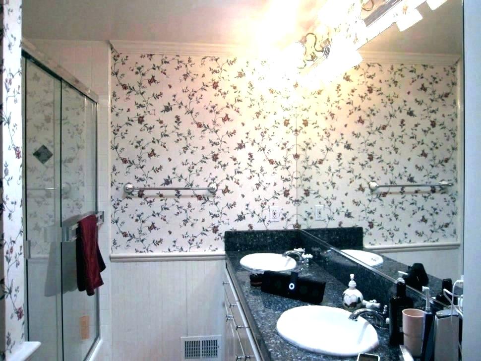 Wallpaper Borders For Bathroom Wall Paper Bathrooms - HD Wallpaper 