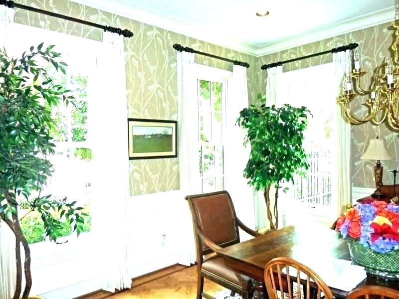 Wallpaper Designs For Dining Room Dining Room Wallpaper - Window Covering - HD Wallpaper 
