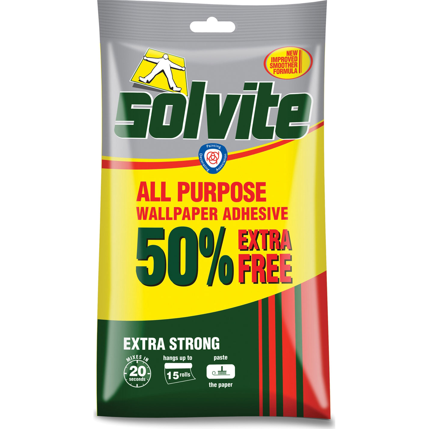 Solvite All Purpose Wallpaper Adhesive Paste 10 Roll - Laundry Supply - HD Wallpaper 