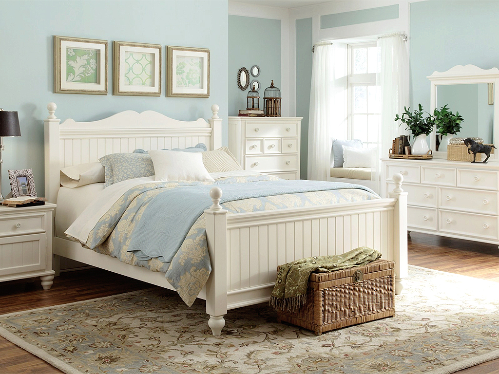 Perfect Country Cottage Style Bedroom Furniture Cottage - Camera Da Letto Stile Inglese - HD Wallpaper 
