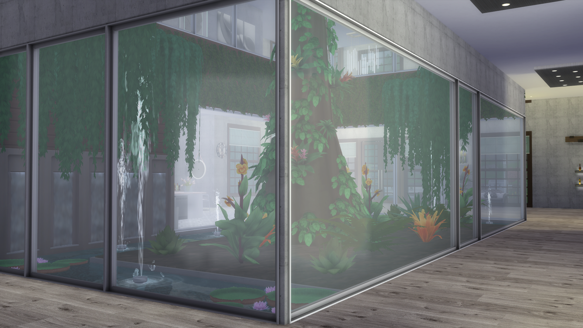 Sims 4 Garden House - HD Wallpaper 
