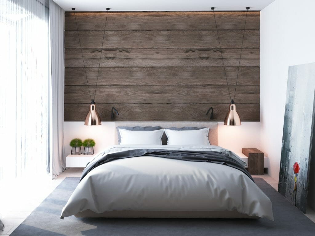 Scandinavian Interior Design Bedroom Lighting - Scandinavian Bedroom Design - HD Wallpaper 