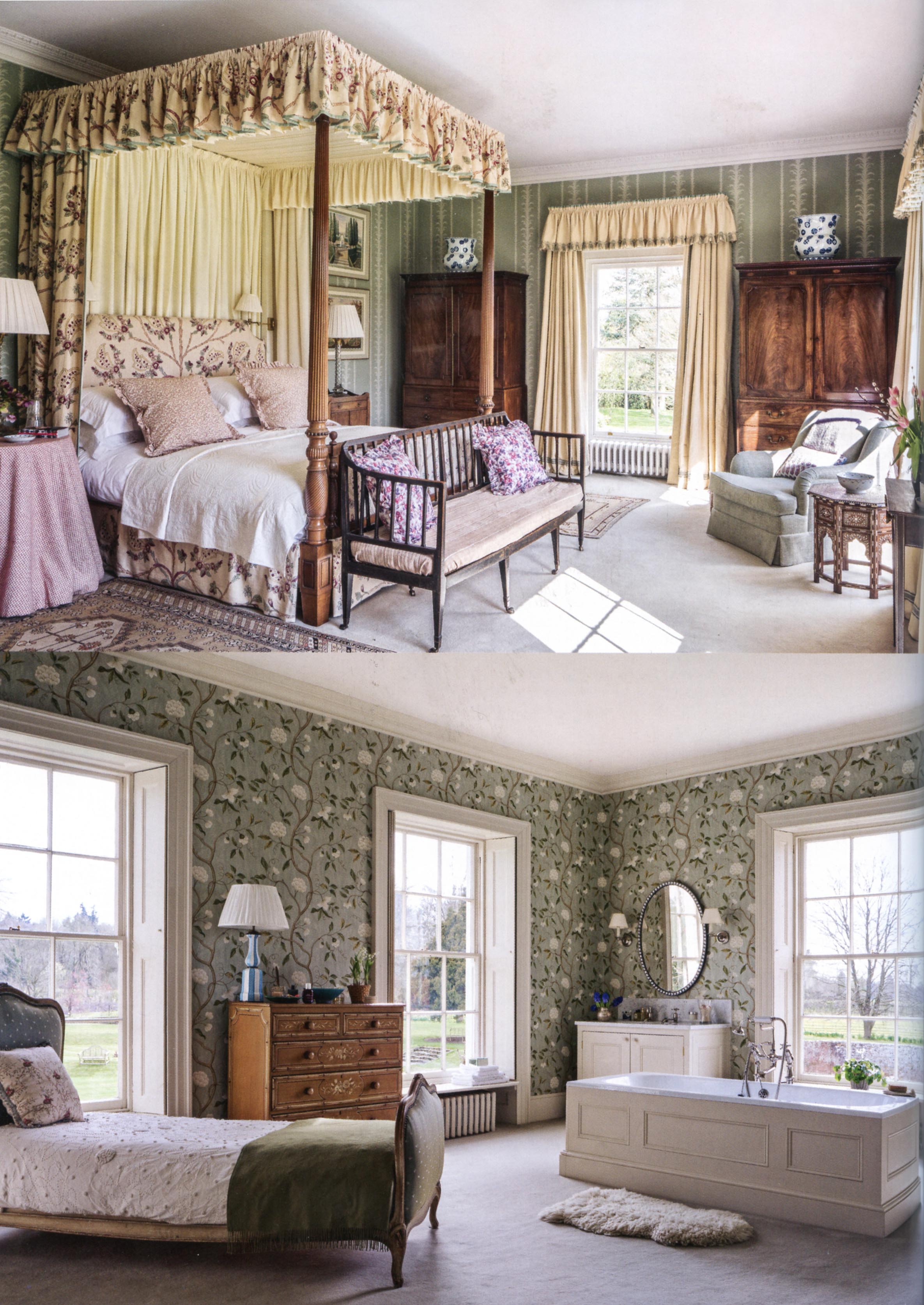 Country House English Bedroom - HD Wallpaper 